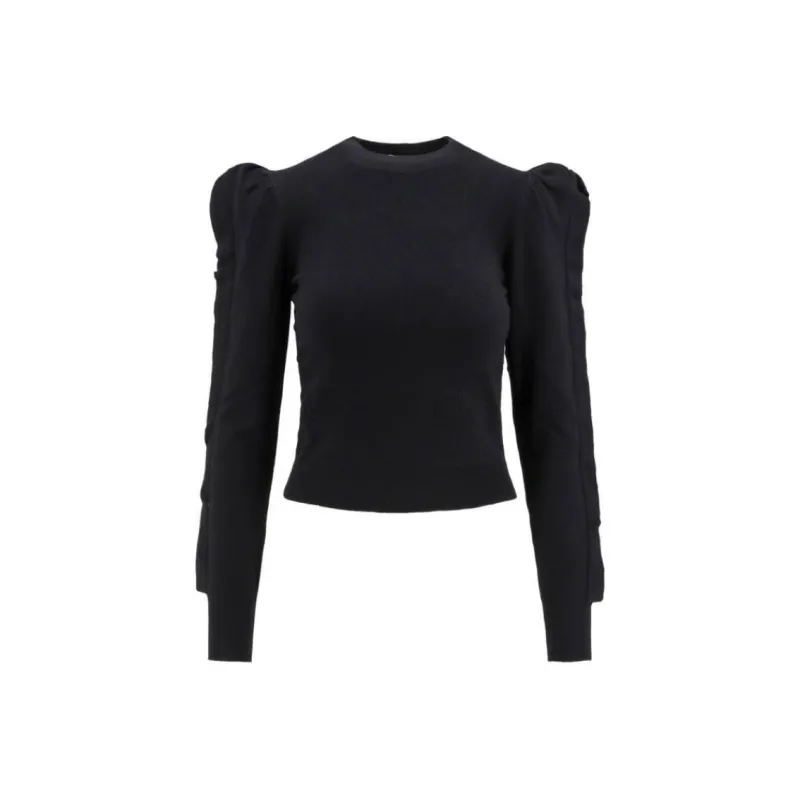MaxMara Genero Rufflted Trim Crewneck Jumper-0
