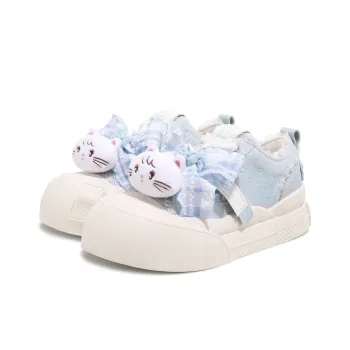 MIKKO ILLUSTRATIONS x TTKJ Slip Resistant Height Increasing Low Top Skateboard Shoes Women's Bubbles Blue