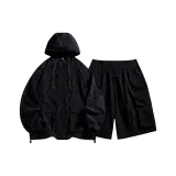 Shiny Black[Sun Protection Clothing Sets]