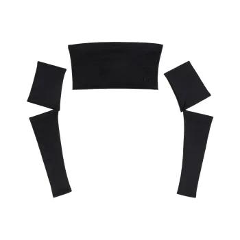 MM6 Maison Margiela Strapless Tops Women's Black