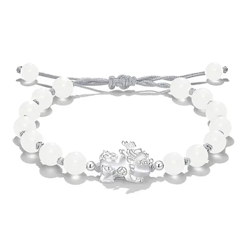 Blooming Petals White Jade Bodhi Bracelets Unisex