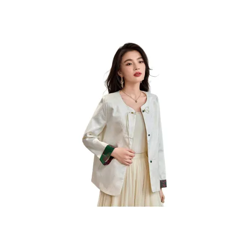 CARBAMMI Jackets Coats Women's White