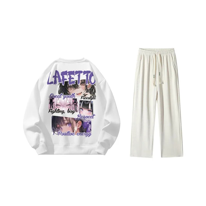 Lafetto Sweatshirt Sets Unisex-22