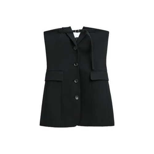 ZARA Strapless Tops Women's Black