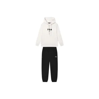 FILA Casual Sportswear Men Steam White+Black