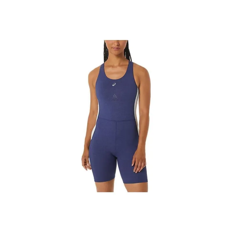 Asics NAGINO RUN UNITARD Bodysuits Women's Indigo Rock Flower/Sky-0