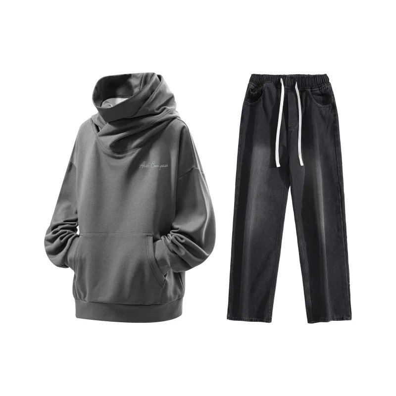 A.X.S.K Sweatshirt Sets Unisex-18