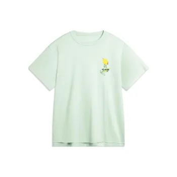 LiNing Chinese Culture Series Drop Shoulder Sleeve T Shirt Women's Ice Fat Green