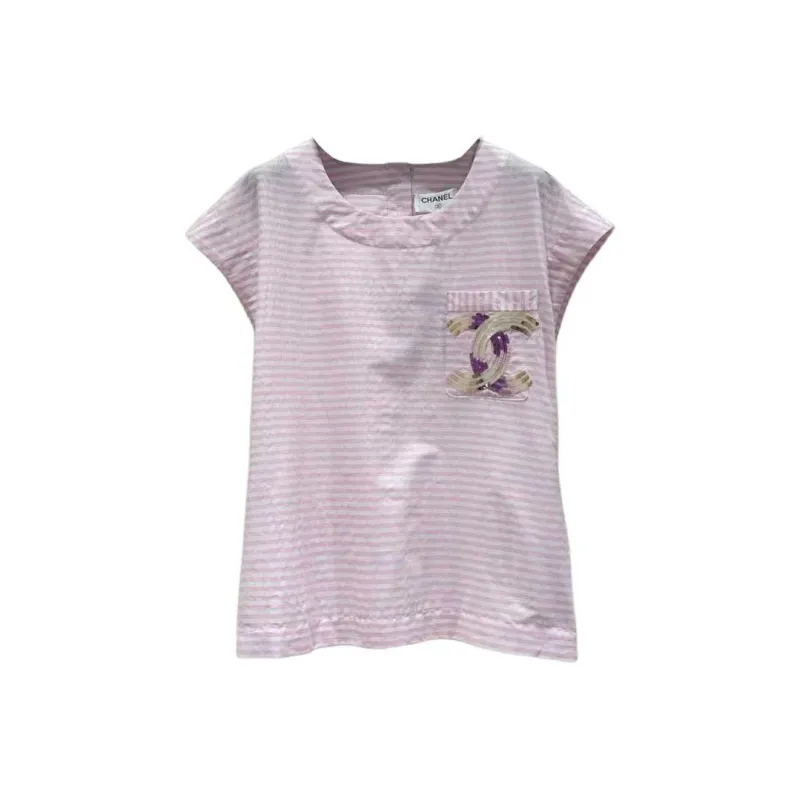 CHANEL T-Shirts Women's Pink-0