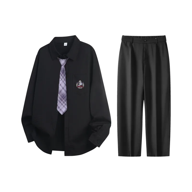 PEIMENG Shirt Matching Set Unisex-18