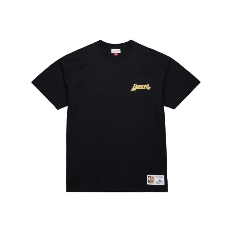 Mitchell & Ness x NBA Los Angeles Lakers T Shirt Unisex Black-1