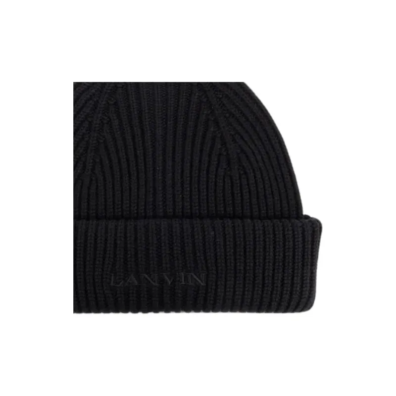 Lanvin Ribbed Beanie-2