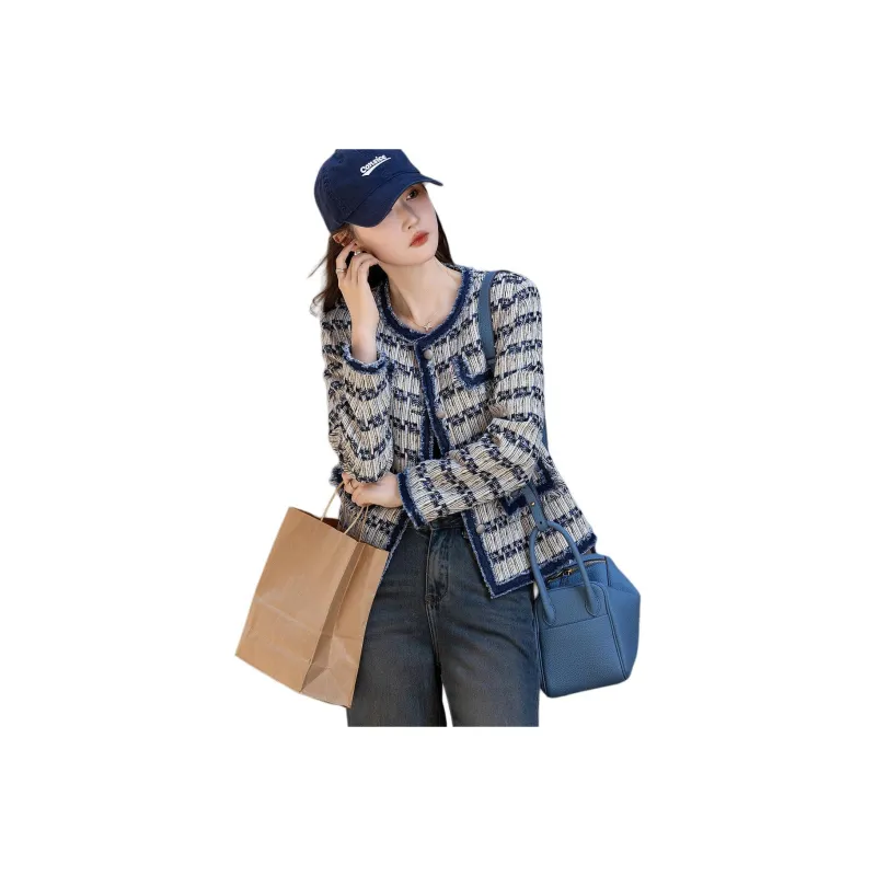 【dme】 Jackets Coats Women's Dark Denim Blue-0
