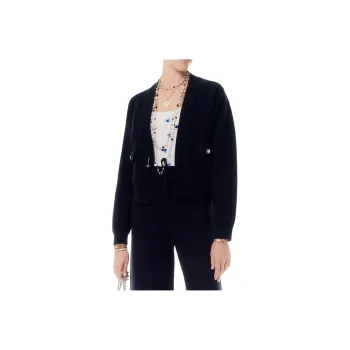 CHANEL Cashmere Sweater Women's Black