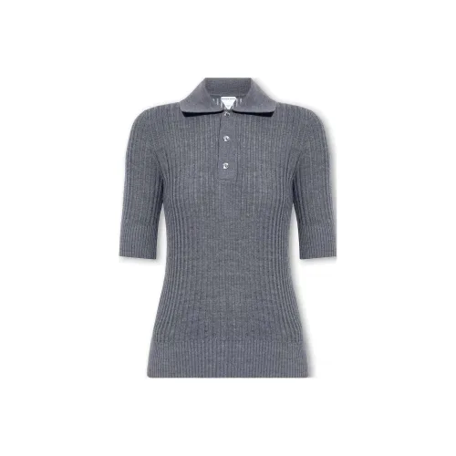 Bottega Veneta SS23 Polo Shirt Women's Gray