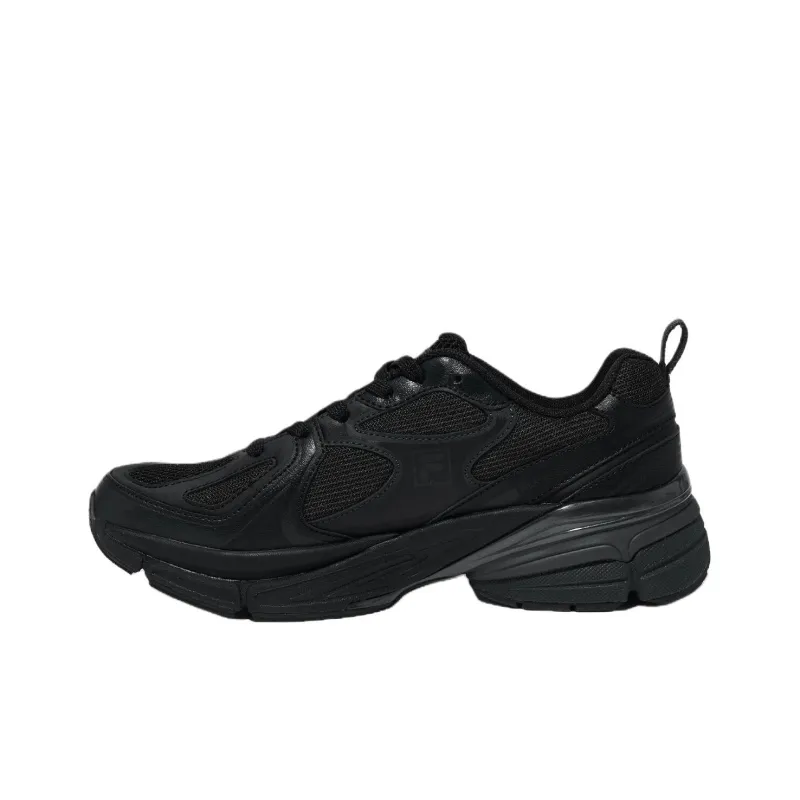 FILA Cushioning Rebound Low Top Running Shoes Unisex Black-1