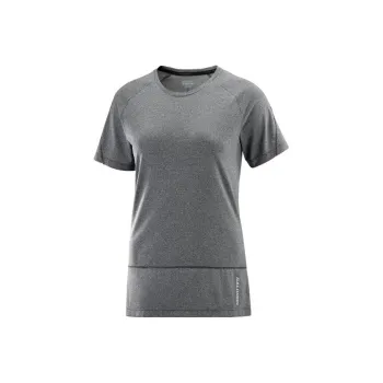 SALOMON CROSS RUN T-Shirts Women's Gray