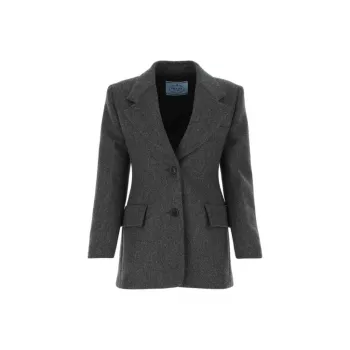 PRADA Jackets Women's Gray