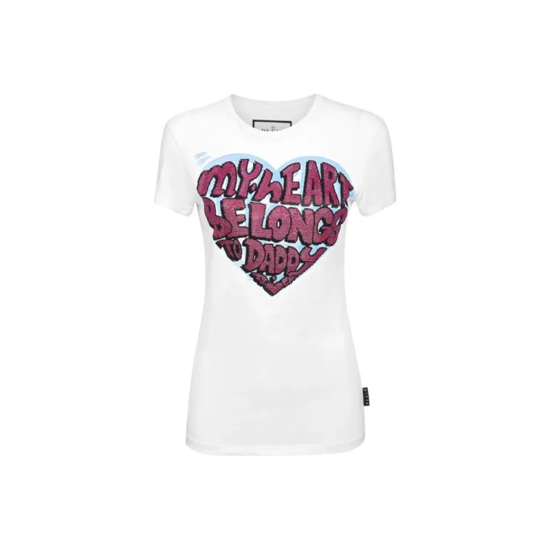 PHILIPP PLEIN Sexy Pure Crystals embellished T shirt-0