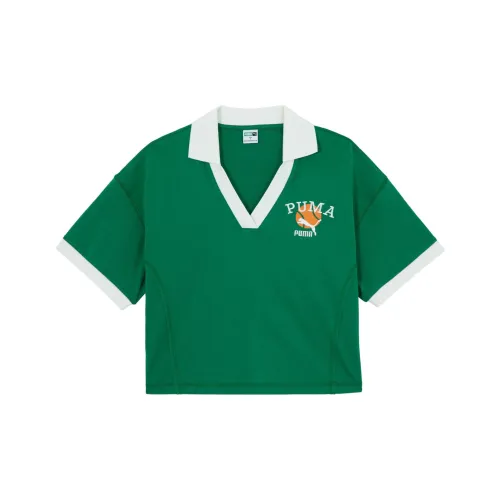 PUMA CLASSICS Polo Shirts Women's Green
