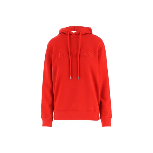 Lanvin Paris Embroidered Hoodie 'Lipstick'