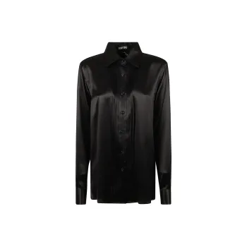 TOM FORD Pintuck Detailed Long Sleeved Shirt