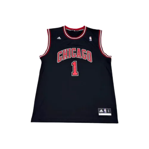 Adidas x NBA Chicago Bulls Basketball Jerseys Unisex Black