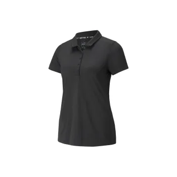 PUMA Polo De Golf Gamer Femme Polo Shirt Women's Black