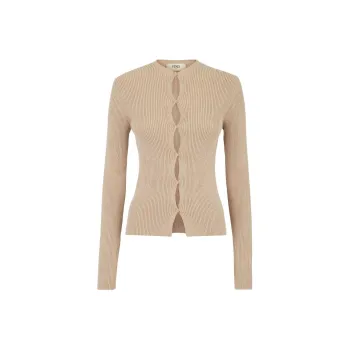 FENDI Buttoned Long Sleeved Cardigan
