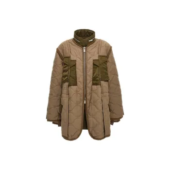 Sacai High Neck Quilted Jacket