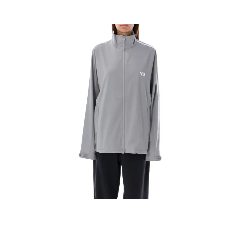 Y 3 Free Shipping With AdiClub Y 3 Refined Wool 3 Stripes Track Top-0