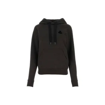 ISABEL MARANT ETOILE Logo Flocked Drawstring Hoodie