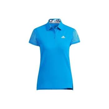 Adidas Polo Shirt Women's Bright Blue