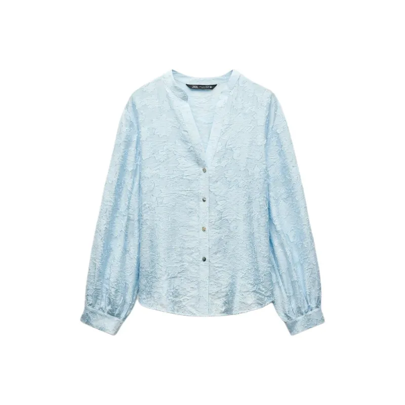 ZARA Shirts Women's Sky Blue-0