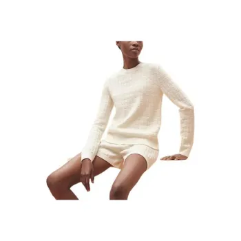 HERMES SS23 Sweatshirt Women's Gray White