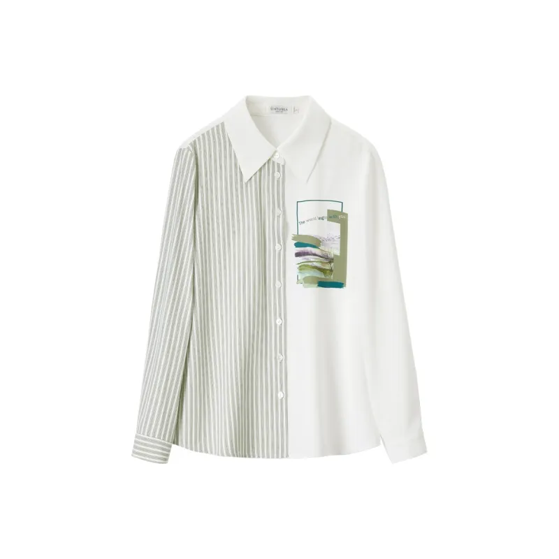 SENTUBILA Shirts Women's White With Stripes-0