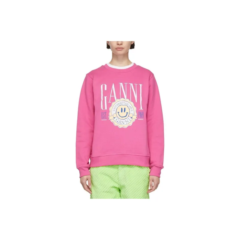 GANNI Sweatshirts Women's Pink-0