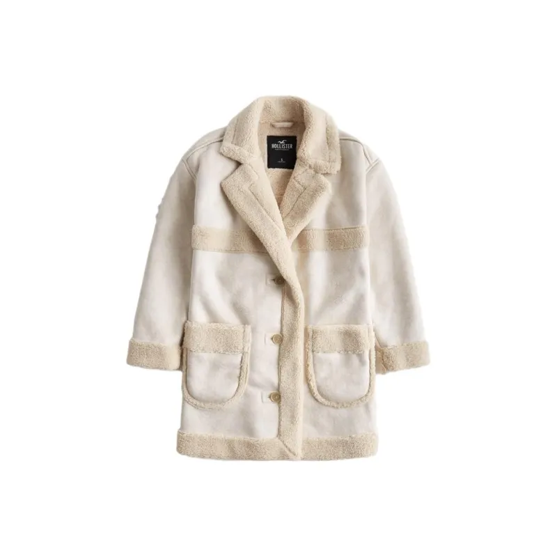Hollister Jackets Women's White-0