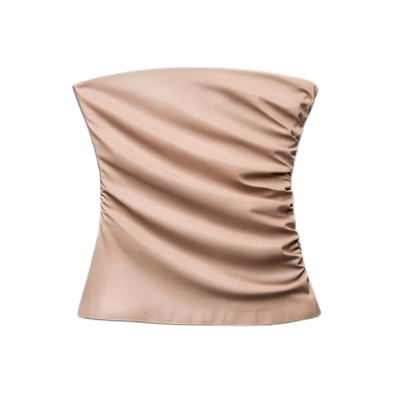 ZARA Strapless Top Women's Pink-0