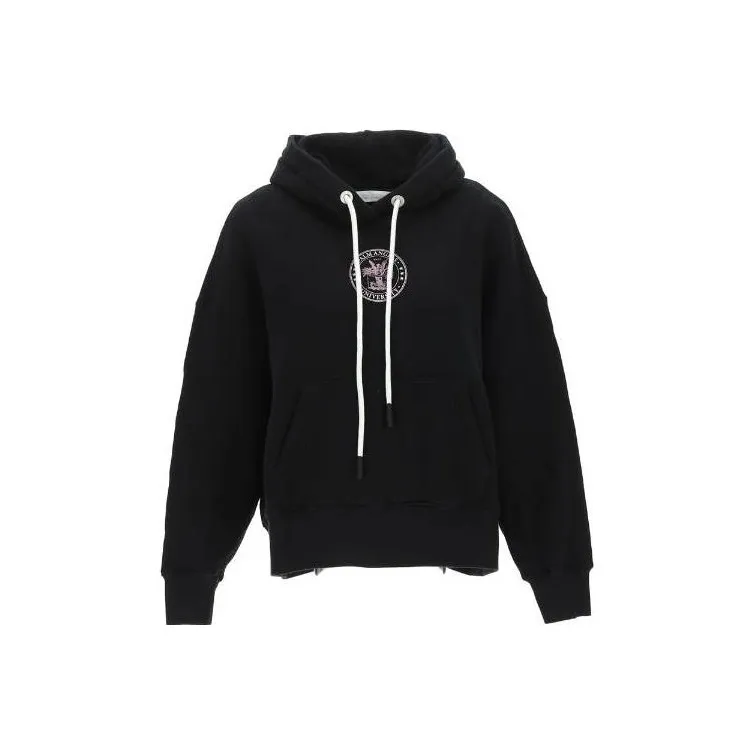PALM ANGELS College Logo print Hoodie-0