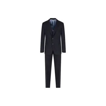 GIORGIO ARMANI Slim fit Shirt In Cotton Poplin