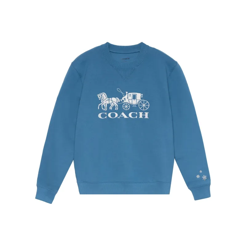 COACH Sweatshirts Women's Blue-0