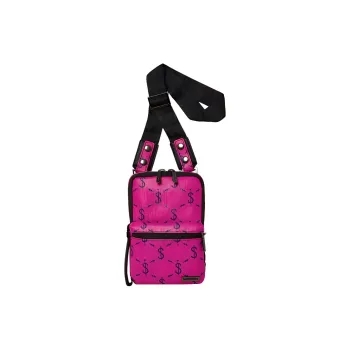 SPRAYGROUND PVC Shoulder Bag Crossbody Bag Casual Bag Unisex Rose Red