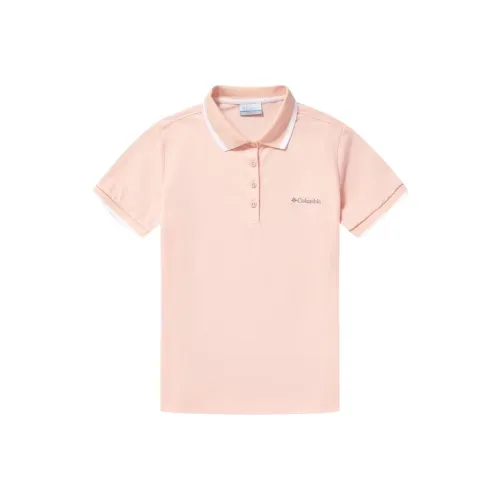 Columbia Polo Shirts Women's Light Pink