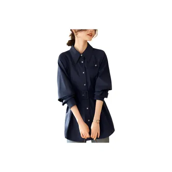 XWI Shirts Women's Navy Blue