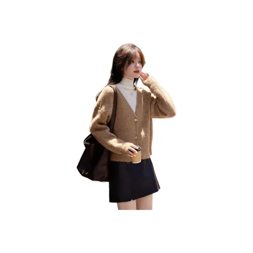 Mo Han Yi Mei Knitwear Women's Khaki