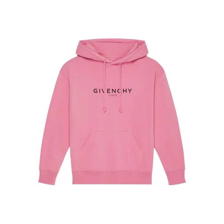 Givenchy Regular Fit Hoodie 'Bright Pink'-0
