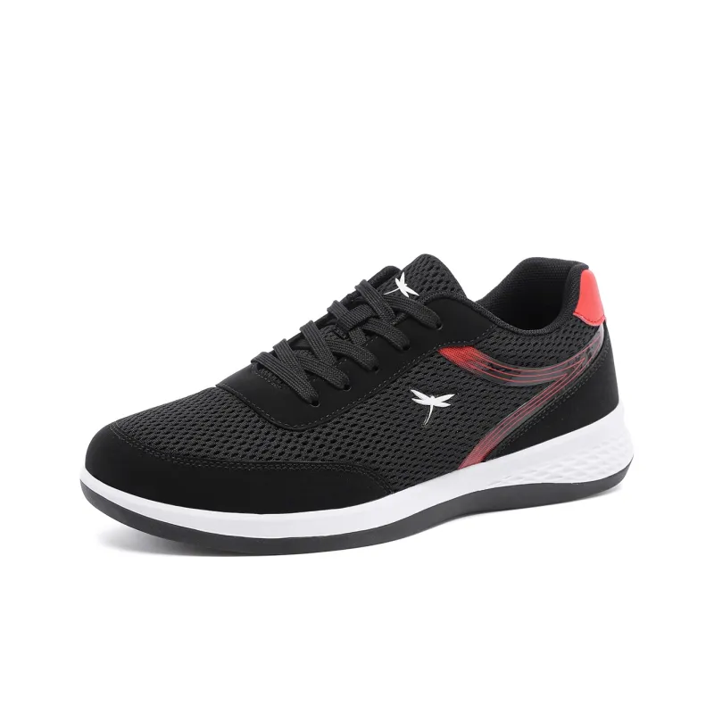 RED DRAGONFLY Mesh Athletic Shoes Abrasion Resistant Low Top Casual Shoes Men's-1