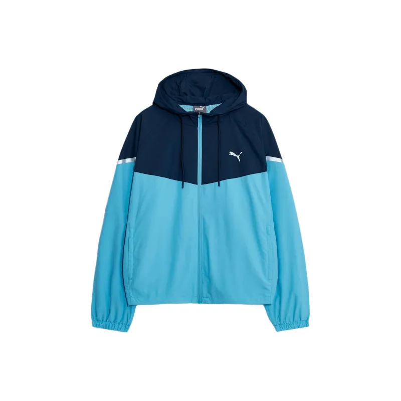 PUMA Core Woven Windbreaker Jacket Women's Blue-0