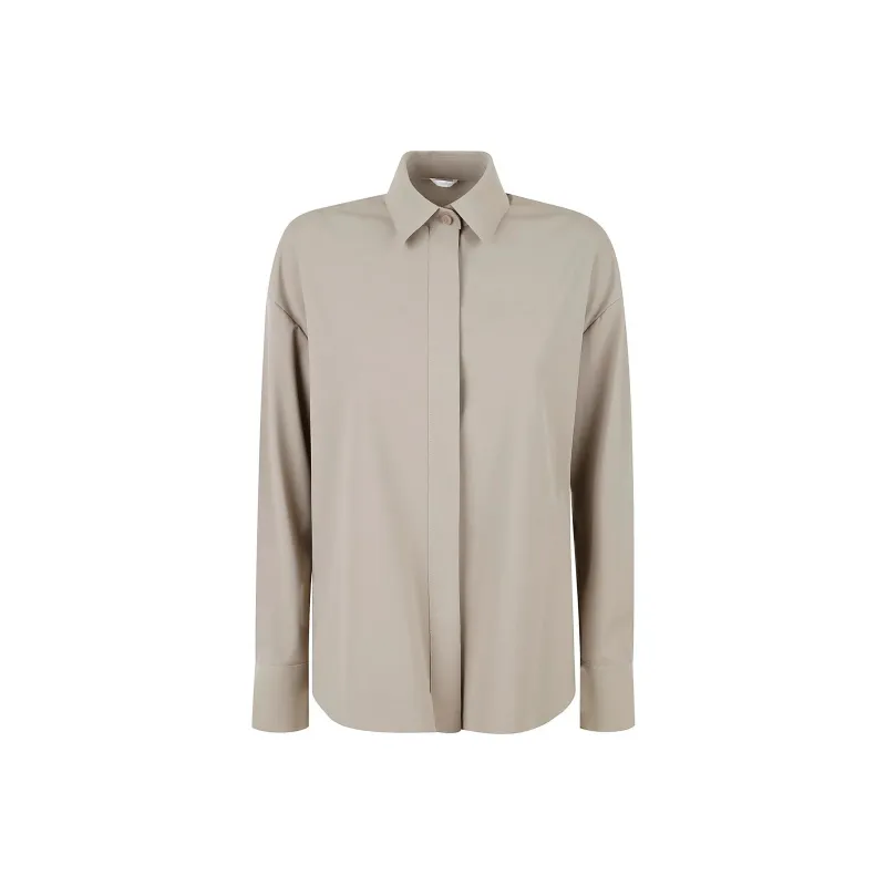 MaxMara Buttoned Long Sleeved Shirt-0